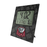 University of Alabama Crimson Tide Script A Quadtile Wall Clock