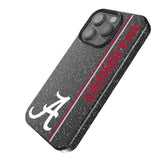 University of Alabama Crimson Tide Script A Sidebar Black Bling Phone Case for Apple iPhone