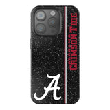 University of Alabama Crimson Tide Script A Sidebar Black Bling Phone Case for Apple iPhone