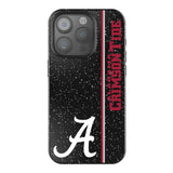 University of Alabama Crimson Tide Script A Sidebar Black Bling Phone Case for Apple iPhone