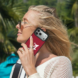 University of Alabama Crimson Tide Script A Solid Bump Phone Case for Apple iPhone
