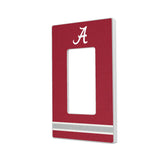 University of Alabama Crimson Tide Script A Stripe Hidden-Screw Light Switch Plate