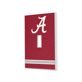 University of Alabama Crimson Tide Script A Stripe Hidden-Screw Light Switch Plate