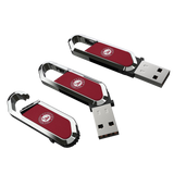 University of Alabama Crimson Tide Solid USB 64GB Clip Style Flash Drive