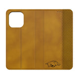 University of Arkansas Fayetteville Razorbacks Burn Folio Phone Case for Apple iPhone