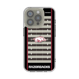 University of Arkansas Fayetteville Razorbacks Field Clear Phone Case for Apple iPhone
