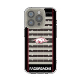 University of Arkansas Fayetteville Razorbacks Field Clear Phone Case for Apple iPhone