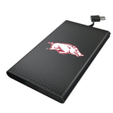 University of Arkansas Fayetteville Razorbacks Linen 5000mAh Flat Powerbank