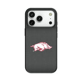 University of Arkansas Fayetteville Razorbacks Linen MagSafe Compatible Phone Case for Apple iPhone