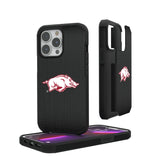 University of Arkansas Fayetteville Razorbacks Linen Rugged Phone Case for Apple iPhone