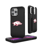University of Arkansas Fayetteville Razorbacks Linen Rugged Phone Case for Apple iPhone