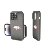 University of Arkansas Fayetteville Razorbacks Linen Soft Touch Phone Case for Apple iPhone
