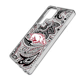 University of Arkansas Fayetteville Razorbacks Paisley Clear Phone Case for Samsung Galaxy
