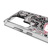 University of Arkansas Fayetteville Razorbacks Paisley Clear Phone Case for Samsung Galaxy