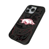 University of Arkansas Fayetteville Razorbacks Paisley MagSafe Compatible Phone Case for Apple iPhone