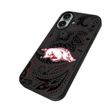 University of Arkansas Fayetteville Razorbacks Paisley MagSafe Compatible Phone Case for Apple iPhone