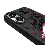 University of Arkansas Fayetteville Razorbacks Paisley MagSafe Compatible Phone Case for Apple iPhone