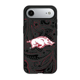 University of Arkansas Fayetteville Razorbacks Paisley MagSafe Compatible Phone Case for Apple iPhone