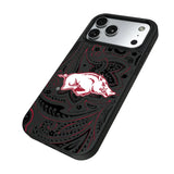 University of Arkansas Fayetteville Razorbacks Paisley MagSafe Compatible Phone Case for Apple iPhone