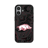 University of Arkansas Fayetteville Razorbacks Paisley MagSafe Compatible Phone Case for Apple iPhone