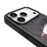 University of Arkansas Fayetteville Razorbacks Paisley MagSafe Compatible Phone Case for Apple iPhone