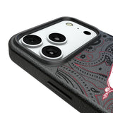 University of Arkansas Fayetteville Razorbacks Paisley MagSafe Compatible Phone Case for Apple iPhone