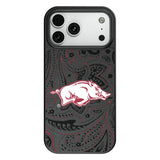 University of Arkansas Fayetteville Razorbacks Paisley MagSafe Compatible Phone Case for Apple iPhone