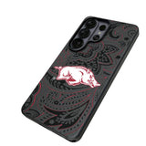 University of Arkansas Fayetteville Razorbacks Paisley MagSafe Compatible Phone Case for Samsung Galaxy