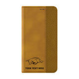 University of Arkansas Fayetteville Razorbacks Personalized Burn Folio Phone Case for Samsung Galaxy