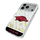 University of Arkansas Fayetteville Razorbacks Personalized EndZone Plus Glitter Phone Case for Apple iPhone