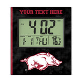 University of Arkansas Fayetteville Razorbacks Personalized Hatch Wall Clock