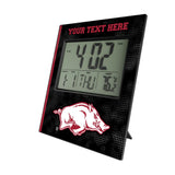 University of Arkansas Fayetteville Razorbacks Personalized Hatch Wall Clock