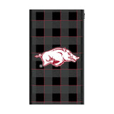 University of Arkansas Fayetteville Razorbacks Plaid 5000mAh Flat Powerbank