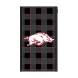 University of Arkansas Fayetteville Razorbacks Plaid 5000mAh Flat Powerbank