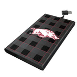 University of Arkansas Fayetteville Razorbacks Plaid 5000mAh Flat Powerbank