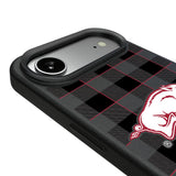 University of Arkansas Fayetteville Razorbacks Plaid MagSafe Compatible Phone Case for Apple iPhone