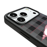 University of Arkansas Fayetteville Razorbacks Plaid MagSafe Compatible Phone Case for Apple iPhone