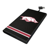 University of Arkansas Fayetteville Razorbacks Stripe 5000mAh Flat Powerbank