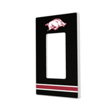 University of Arkansas Fayetteville Razorbacks Stripe Hidden-Screw Light Switch Plate
