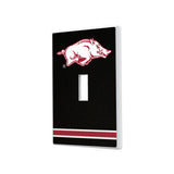 University of Arkansas Fayetteville Razorbacks Stripe Hidden-Screw Light Switch Plate
