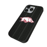 University of Arkansas Fayetteville Razorbacks Text Backdrop MagSafe Compatible Phone Case for Apple iPhone