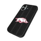 University of Arkansas Fayetteville Razorbacks Text Backdrop MagSafe Compatible Phone Case for Apple iPhone