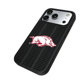 University of Arkansas Fayetteville Razorbacks Text Backdrop MagSafe Compatible Phone Case for Apple iPhone