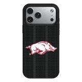 University of Arkansas Fayetteville Razorbacks Text Backdrop MagSafe Compatible Phone Case for Apple iPhone