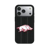 University of Arkansas Fayetteville Razorbacks Text Backdrop MagSafe Compatible Phone Case for Apple iPhone