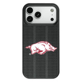 University of Arkansas Fayetteville Razorbacks Text Backdrop MagSafe Compatible Phone Case for Apple iPhone
