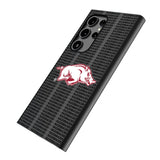 University of Arkansas Fayetteville Razorbacks Text Backdrop MagSafe Compatible Phone Case for Samsung Galaxy
