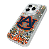 University of Auburn Tigers Confetti Glitter Phone Case for Apple iPhone