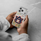 University of Auburn Tigers Confetti Glitter Phone Case for Apple iPhone