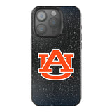 University of Auburn Tigers Linen Black Bling Phone Case for Apple iPhone